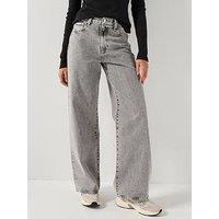 Calvin Klein Jeans Wide Leg Jeans - Grey