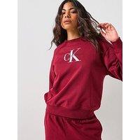Calvin Klein Jeans Monologo Sweater - Red