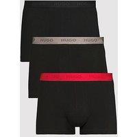 Hugo Bodywear 3 Pack Triplet Trunks - Black