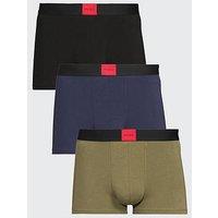 Hugo Bodywear 3 Pack Triplet Galaxy Trunks - Multi