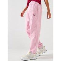 Calvin Klein Jeans Monologo Cuffed Joggers - Pink