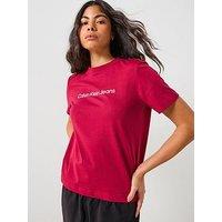 Calvin Klein Jeans Logo T-Shirt - Red