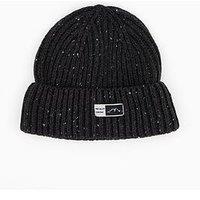 The Very Collection Boys Nep Badge Beanie - Black