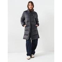 Calvin Klein Jeans Long Midweight Puffer Coat - Black