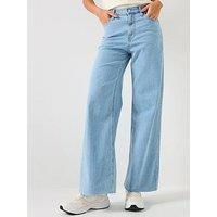 Calvin Klein Jeans Ultra High Wide Leg Jeans - Blue