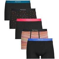 Ps Paul Smith 5 Stripe & Dots Pack Trunks - Multi
