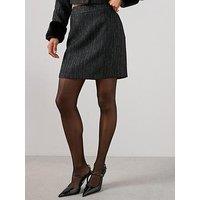 The Very Collection Mini Skirt Co-Ord - Black