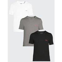 Hugo Bodywear Regular Fit 3 Pack T-Shirts - Assorted
