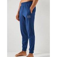 Hugo Laze Loungewear Cuff Pants - Navy
