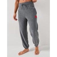 Hugo Terry Relaxed Fit Loungewear Pants - Grey