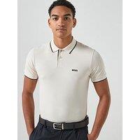 Boss Mens Golf Paul Polo - White