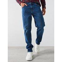 Tommy Hilfiger Harlem Stretch Regular Tapered Jeans - Dark Blue