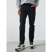 Tommy Hilfiger Harlem Stretch Regular Tapered Jeans - Black
