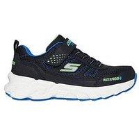 Skechers Waterproof Gore And Strap Sneaker - Black