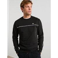 Lacoste Classic Fit Trim Sweatshirt - Black