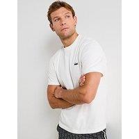 Lacoste Lacoste Landscape Crocodile T-Shirt - White