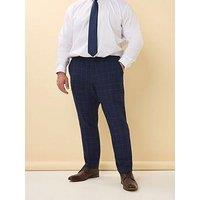 Badrhino Tweed Suit Trouser 31" - Blue