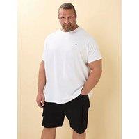 Badrhino Elasticated Cargo Denim Shorts - Black