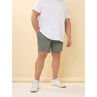Badrhino Stretch Chino Shorts - Green