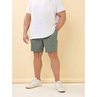 Badrhino Stretch Chino Shorts - Green