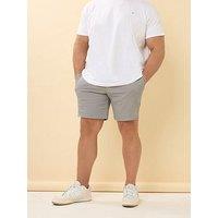 Badrhino Stretch Chino Shorts - Grey