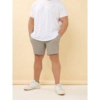 Badrhino Stretch Chino Shorts - Natural
