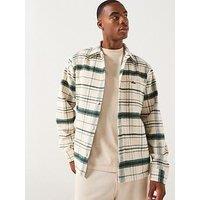 Lacoste Casual Checked Overshirt - Green