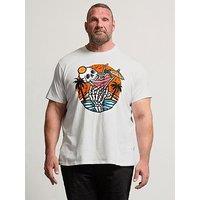 Badrhino Skull T-Shirt - White