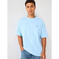 Lacoste Loose Fit Heavy Cotton Jersey T-Shirt - Blue