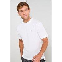 Lacoste Loose Fit Heavy Cotton Jersey T-Shirt - White