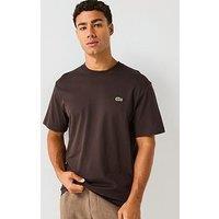 Lacoste Mid Weight Cotton T-Shirt - Brown