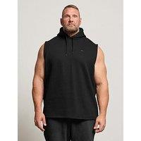 Badrhino Sleeveless Hoodie - Black