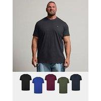 Badrhino 5 Pack Basic T-Shirt - Blue