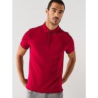 Lacoste Smart Paris Short Sleeve Polo Shirt - Red