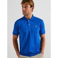 Lacoste Classic Fit L1212 Piqu&Eacute; Short Sleeve Polo Shirt - Blue
