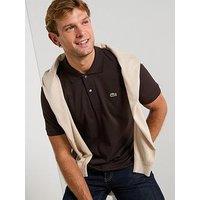 Lacoste Classic Fit L.12.12 Piqu&Eacute; Short Sleeve Polo Shirt - Brown