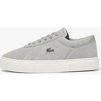 Lacoste Court Set Suede Trainers - Grey