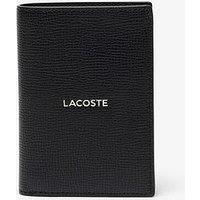 Lacoste Leather Card Holder- Black