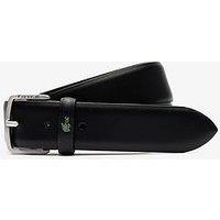 Lacoste Classic Leather Belt- Black
