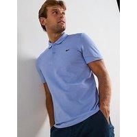 Lacoste Regular Fit Ottoman Short Sleeve Polo Shirt - Blue