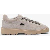 Lacoste Baseshot Suede Winter Trainers - Beige