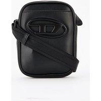 Diesel D Oval Crossbody Bag- Black