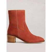 White Stuff Izzy Suede Ankle Boot - Orange