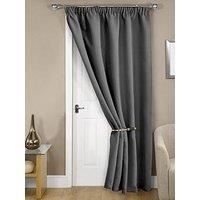 Woven Blackout Pleat Door 46X84