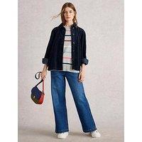 White Stuff Eden Cord Jacket - Navy