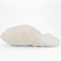 Loungeable Curly Faux Fur Slipper Socks - Cream