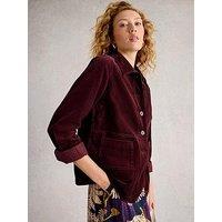 White Stuff Carrie Cord Jacket - Purple