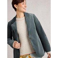 White Stuff Evelyn Cord Blazer - Green