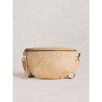 White Stuff Mini Sebby Leather Sling Bag - Beige