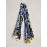 White Stuff Sophie Printed Scarf - Blue